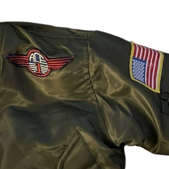 Oscar Kids Patchwork Bomber Jacket - Picture 2 of 7